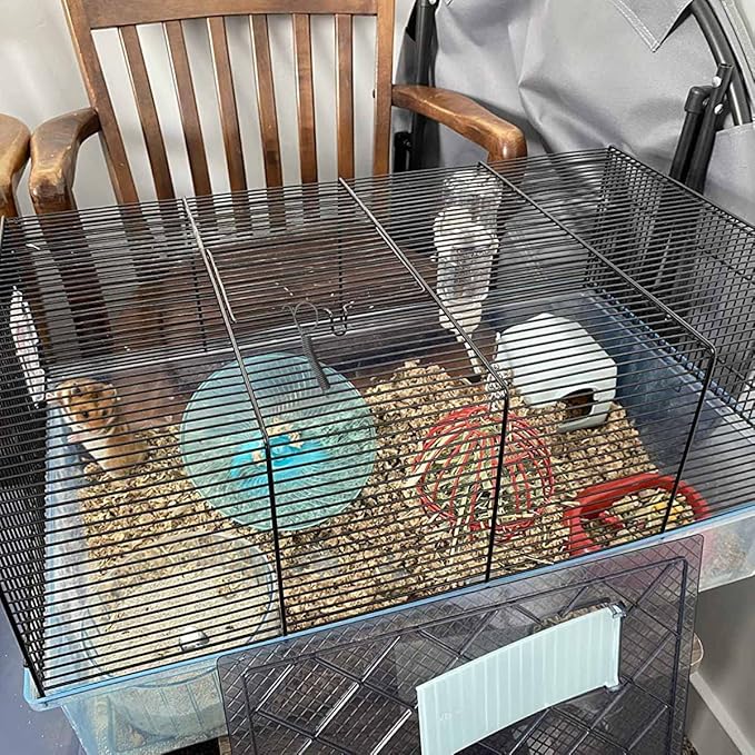 10 Pack Rabbit Cages Door Metal Finger Spring Latch Hook Multi-Functional Pet Cages Door Spring Latch for Fixing Small Animal, Rabbit, Dog, Cat, Parrot, Guinea Pig,Squirrel, Pet Cage Door