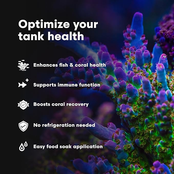 Brightwell Aquatics Vitamarin-M – Complete Vitamin Supplement for Marine Fish, Corals & Invertebrates – Supports Growth, Color & Immune Health – No Refrigeration, 2L