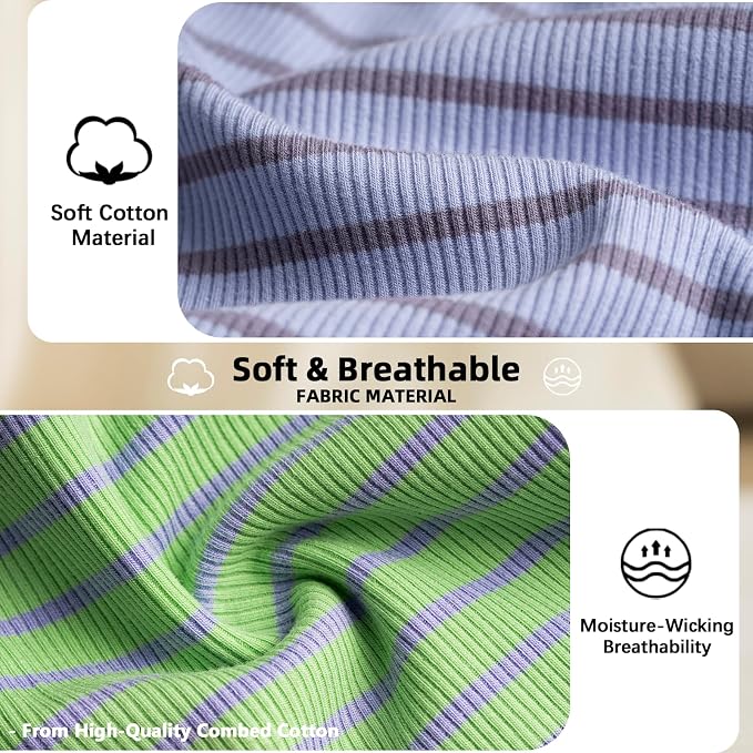 Koneseve Dog Shirt 2 Pack Breathable Sleeveless Vest, Stretchy & Soft, Purple & Vivid Green Size 3XL