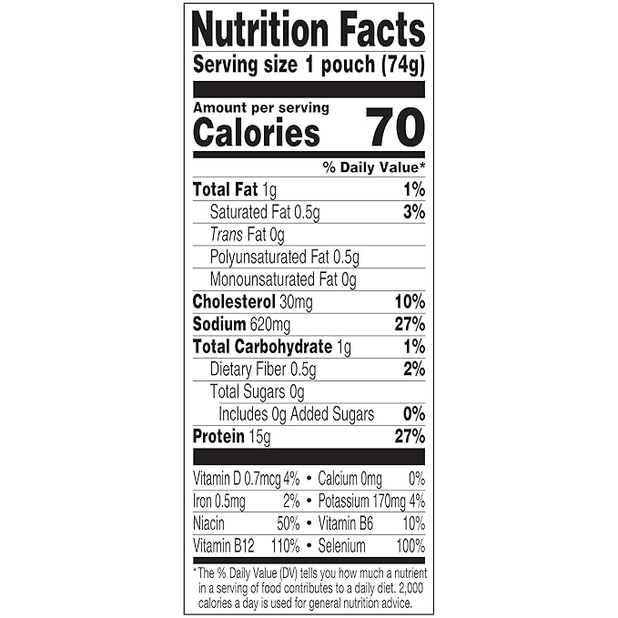 StarKist Tuna Creations BOLD Hot Buffalo Pouch (2.6 oz - 1 Pack) Wild Caught, High Protein Shelf Stable Seafood, Gluten Free, No Draining, Ready to Eat for Salads and Sandwiches
