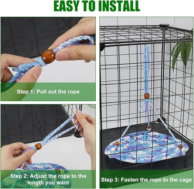 Jspupifip Bearded Dragon Accessories for Habitat,Bearded Dragon Tank Decor Basking Platform Gecko Tank Leopard Gecko Tank Accessories for Chameleon Birds Rats Hamster Iguana