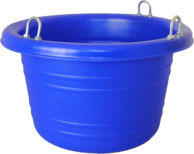 Horsemen's Pride Horse Feed Tub, Small, 18 Quarts, Blue
