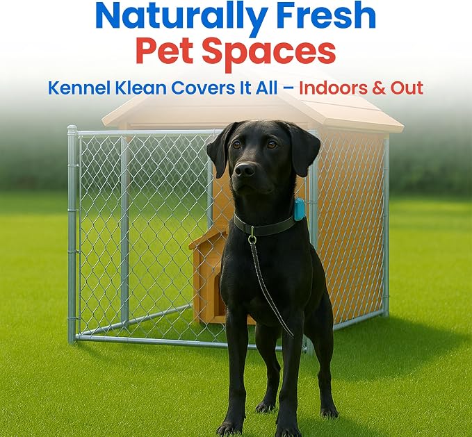 Kennel Klean - Dog Kennel Cleaner I 4 Gallon Mix I Natural Refresher for Dogs & Cats l Strong concentrate! All Natural. (16 oz)