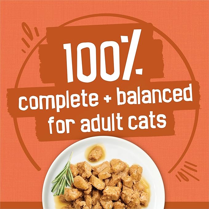 Purina Friskies TurChicken Turkey and Chicken Wet Cat Food Variety Pack with Meaty Bits, Prime Filets, and Extra Gravy, 48 ct.