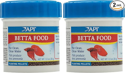 API Betta Food Fish Food Pellet .78-Ounce Container (Pack of 2)