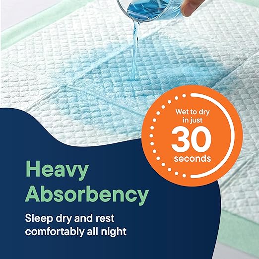 Chucks Pads Disposable 30x36 Underpads [50-Pack] Incontinence Chux Pads Absorbent Fluff Protective Bed Pads - Extra Large Pee Pads for Kids, Adults & Elderly | Leak Proof Puppy Pads for Training - XXL