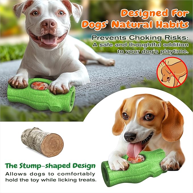 KADTC XL 3-in-1 Durable Frozen Treat Dog Toy, Stuffable Lick Toy & Indestructible Chew Bone for Aggressive Chewers, Long-Lasting Enrichment for Medium & Large Dogs