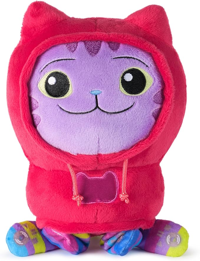 Gabby’s Dollhouse, Move & Groove Daniel James DJ Catnip Plush Toy, 10-Inch Tall Stuffed Animal with Moving Arms, Kids Toys for Girls & Boys Ages 3+