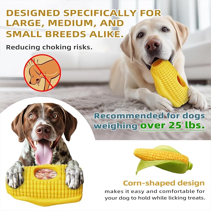 Sedioso Dog Toys for Aggressive Chewers, Indestructible Enrichment Dogs Toy for Large Medium Breed,Interactive Dog Frozen Lick Treat Tray Holder with Dual Molds to Keep Them Busy and Reduces Anxiety