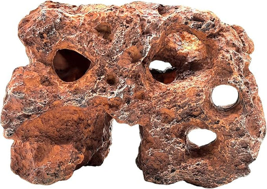 M2cbridge Large Aquarium Resin Holey Rock Decorations Hideouts Mountain Hideaway Caves Aquascaping Color A