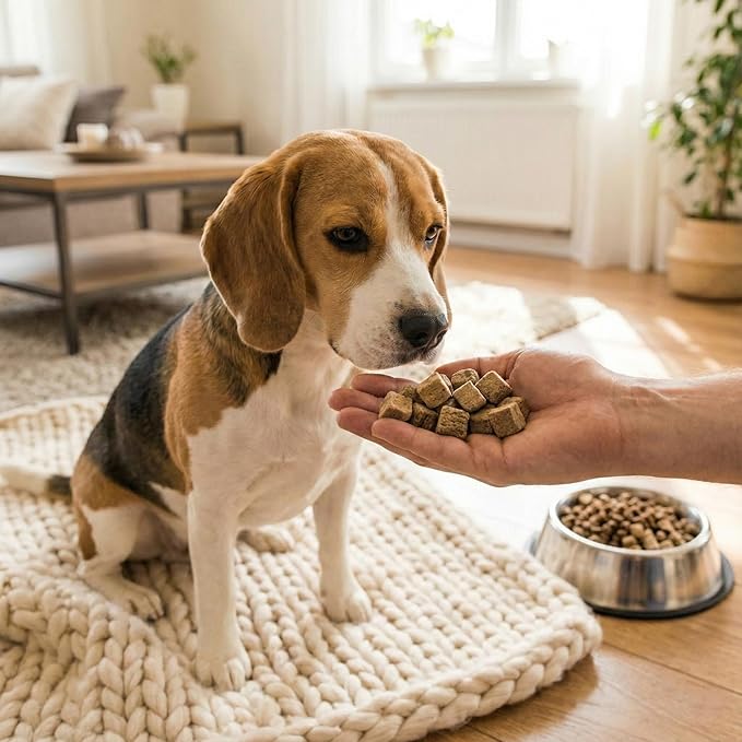 Fieldcrest Farms Freeze-Dried Beef Liver Dog Food Topper or Treat, 100% Single Ingredient Beef Liver, High-Protein, Raw & Grain-Free, 12 oz
