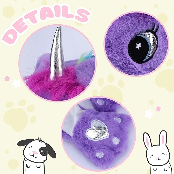 Bubblepompom Animal Hat with Ears Moving Jumping Pop Up Beating Hat Plush Holiday Cosplay Dress Up Funny Gift for Kids