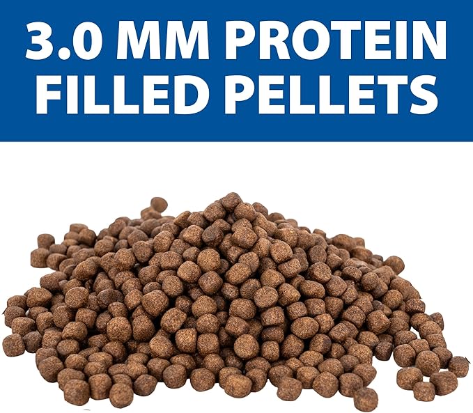 The Pond Guy Game Fish Grower Floating Pellet Food, Complete Aquatic Nutrition for Bass, Trout, & Catfish in Freshwater Ponds & Lakes, 17 lbs
