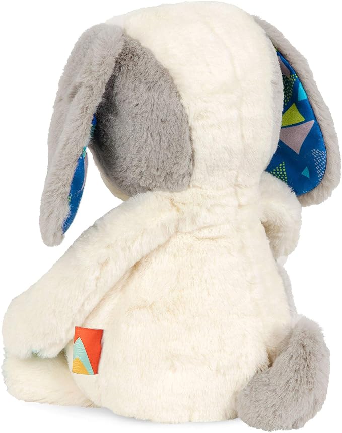 B. toys – 12-Inch Plush Dog – Huggable Dog Stuffed Animal Toy – Soft & Cuddly Plush Puppy – Washable – Newborns, Toddlers, Kids – Happy Hues – Candy Pup – 0+ Months