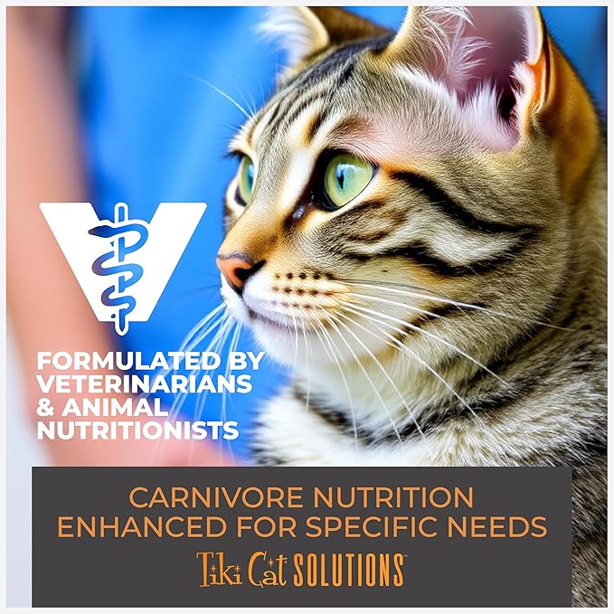 Tiki Cat Solutions Dry Cat Food, Dental, Chicken, 5.6 lbs. Bag