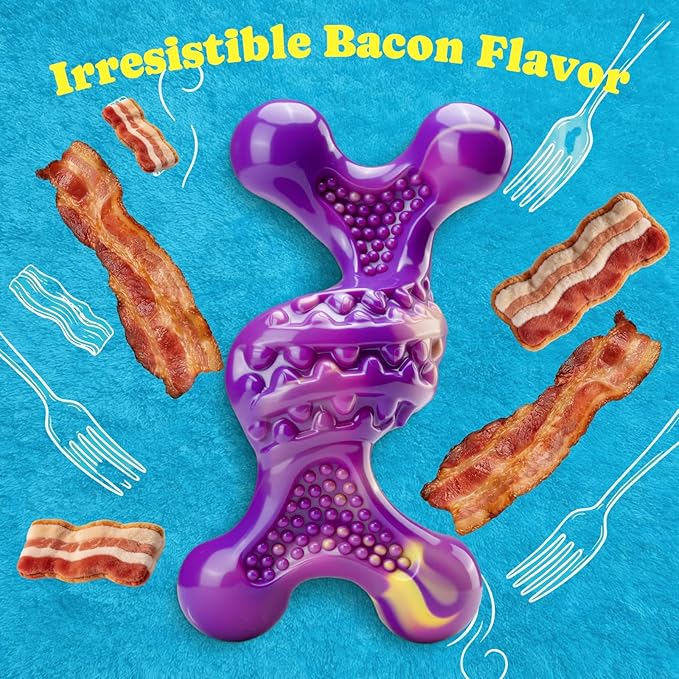 Kseroo Dog Toys for Aggressive Chewers: Larger Size, Weighing 400g, 2 Pack Tough Dog Toy for Medium & Large Dogs Weighing 30-120 lbs, Indestructible Dog Chew Toys