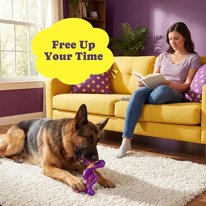 Kseroo Dog Toys for Aggressive Chewers: Larger Size, Weighing 400g, 2 Pack Tough Dog Toy for Medium & Large Dogs Weighing 30-120 lbs, Indestructible Dog Chew Toys