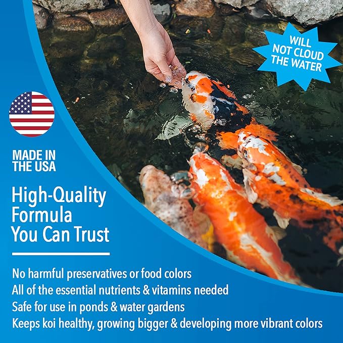 MICROBE-LIFT MLLVMXL Variety Mix Floating Fish Food Pellets and Sticks for Ponds, Water Gardens, and Fountains, for Live Goldfish and Koi, 14.5 Pounds