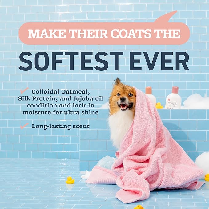 Veterinary Formula Smart Coat Complex Ultra Oatmeal Moisturizing Conditioner for Dogs, 17 Fl oz – with Colloidal Oatmeal & Jojoba – Leaves Coat Soft, Shiny, Hydrated, Strong, with Long-Lasting Scent