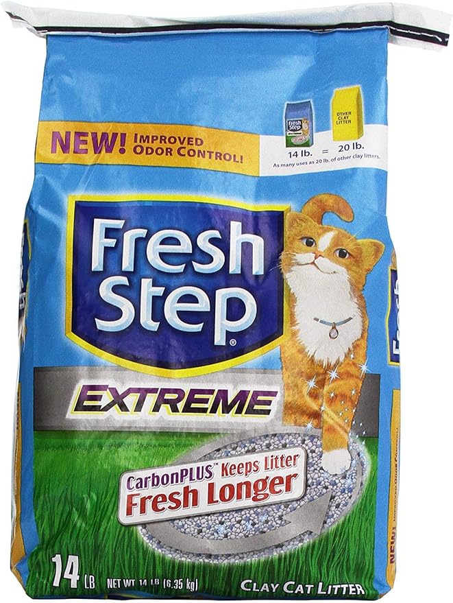 Fresh Step Extreme Clay Cat Litter 14-lb bag