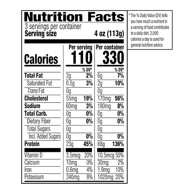 Amazon Grocery, Skinless Tilapia Fillets, 12 Oz