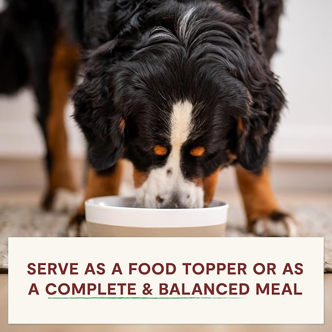 Open Farm, RawMix Freeze Dried Raw Morsels, Dog Food Topper & Meal Mixer, High Protein & Bone Broth Infused with 95% Real Meat, Organs & Bones, Front Range Recipe with Beef, Pork & Lamb, 13.5oz Bag