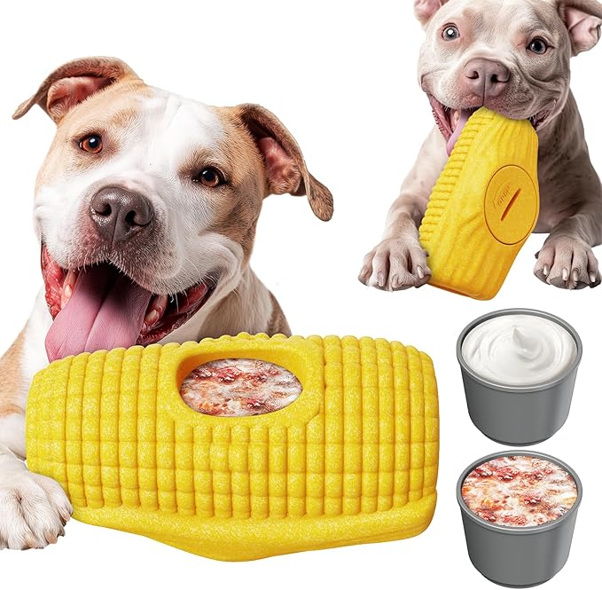 Sedioso Dog Toys for Aggressive Chewers, Indestructible Enrichment Dogs Toy for Large Medium Breed,Interactive Dog Frozen Lick Treat Tray Holder with Dual Molds to Keep Them Busy and Reduces Anxiety