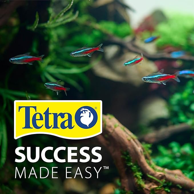 Tetra LED Aquarium Hood 24 in x 12 in, Low-Profile Fish Tank Cover with Hidden Lighting
