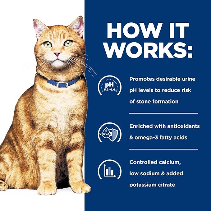 Hill's Prescription Diet c/d Multicare Stress Wet Cat Food, Vegetables, Tuna, & Rice Stew, 2.8 oz. Pouches, 24-Pack