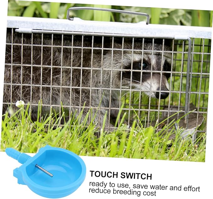 Happyyami Automatic Drinking Bowl for Rabbits Ferrets and Other Small Animals 5-Piece Set Food-Grade Material Leak-Proof Design for Indoor and Outdoor Use