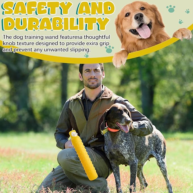 Blueweenly 4 Pcs Dog Bumper Toy for Water Retrieving Plastic Puppy Training Dummy Dog Float Toy Lightweight for Float on The Water Pool Outdoor Training Hunting Fetching (Yellow)