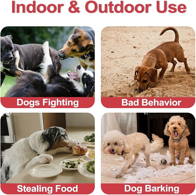 KDSZJDV Corrector Spray Dog Trainer, 80ml 4 Pack Corrector Spray for Dogs to Stops Barking, Food Stealing, Dog Fights, Attacks & Unwanted Dog Behaviour, Safe