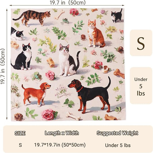 Purrfect Peace Cat Swaddle Wrap – 19.7" Professional Calming Restraint Bag for Grooming, Nail Trimming & Medicine - Adjustable Cat Restraint for Grooming, Nail Clipping & Vet Visits