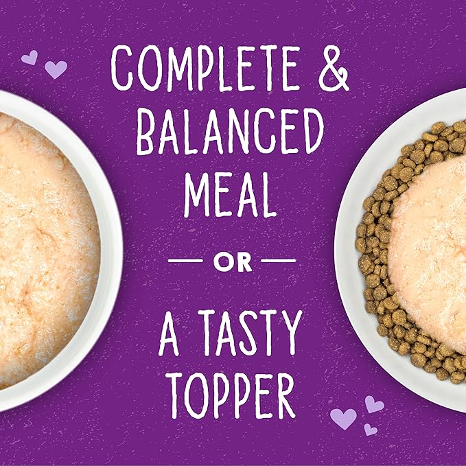 Stella & Chewy's Carnivore Cravings Purrfect Paté - Premium Grain-Free Wet Cat Food - Chicken & Tuna Recipe - High Protein with Bone Broth - Perfect for Picky Eaters - 5.2oz Cans (24 Pack)