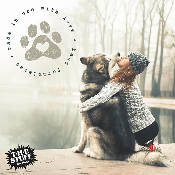 The Stuff Leave-in Dog Conditioner and Detangler Spray | 12oz Concentrate 15:1 | Perfect Solution for Managing Matted Dog Hair Dog Detangling and Dematting Spray