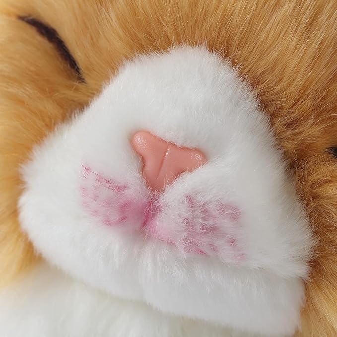 CU-MATE Adorable Stuffed Animals Cat -Handmade Plush Soft Cat -Present Gift for Boys/Girls (Tabby Cat)