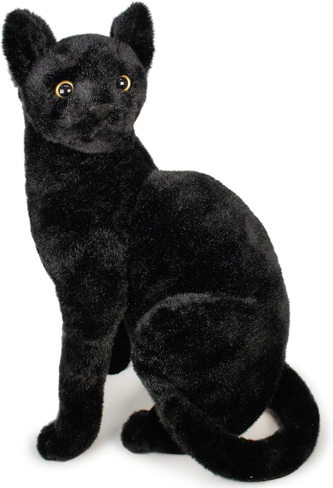 TigerHart Boone The Black Cat - 13 Inch Stuffed Animal Plush