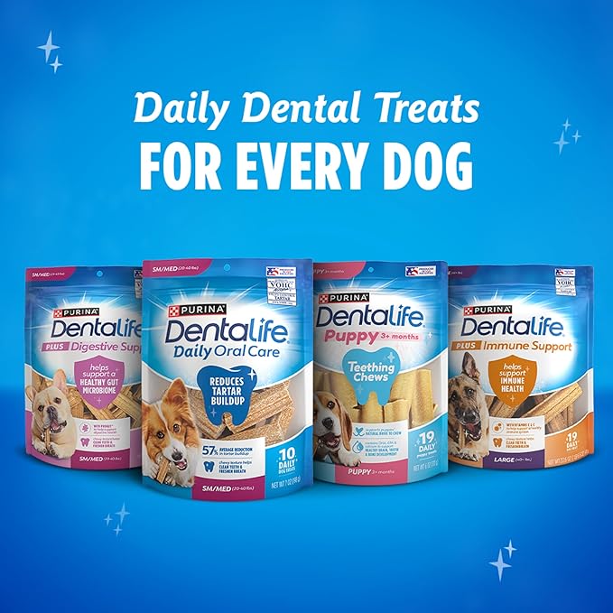 DentaLife ActivFresh Dog Chews for Small and Medium Dogs 20-40 lbs., Dental Chews to Freshen Breath, Chicken Flavor, 15.5 oz., 21 Chews - 21 ct. Pouch