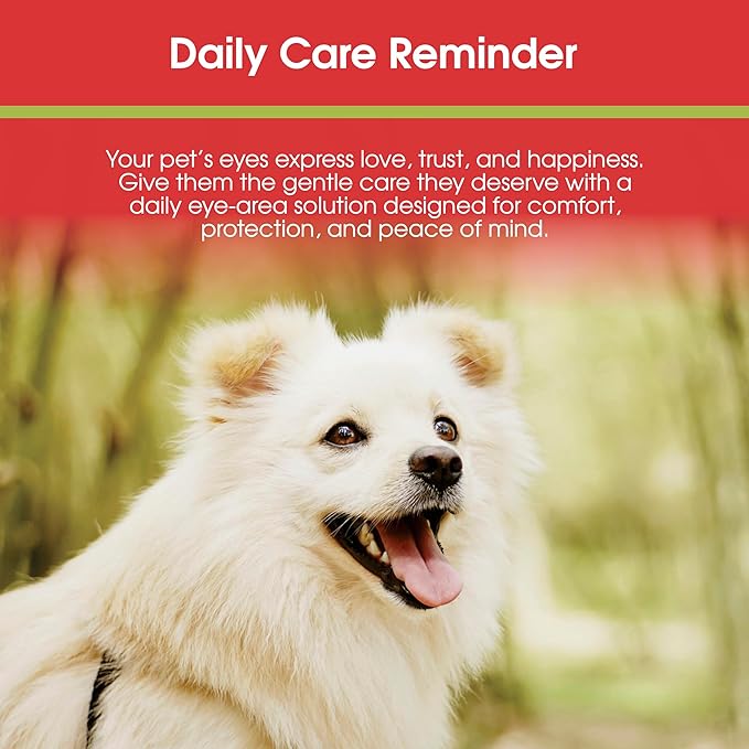 SHEVAT VITAMINS Pet Eye Relief Cream – Soothes Irritation & Moisturizes Dry Eyes – Dog Eye Cream, Cat Eye Ointment, and Pet Eye Care for Dogs, Cats & Horses – 7g Tube