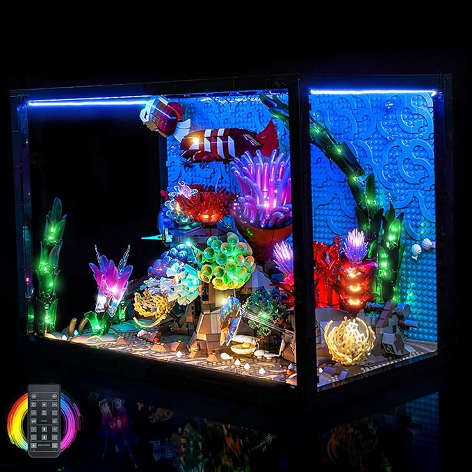 LED Lighting Compatible with Lego Tropical Aquarium 10366 - JUST Lights,Light Kit Compatible with Lego 10366,NOT Included The Model