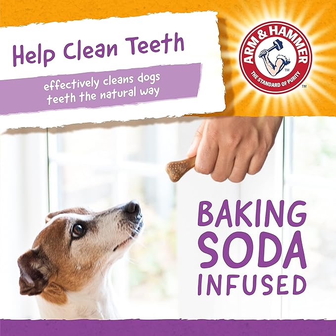 Arm & Hammer for Pets Super Treadz Gorilla Dental Chew Toy for Dogs - Dog Dental Toys Reduce Plaque & Tartar Buildup Without Brushing - Safe for Dogs up to 35 Lbs (Pack of 12)
