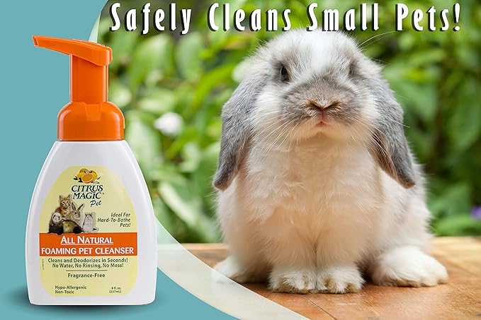 Citrus Magic Pet Rinse-Free Pet Shampoo, 8-Fluid Ounce (Pack of 2)
