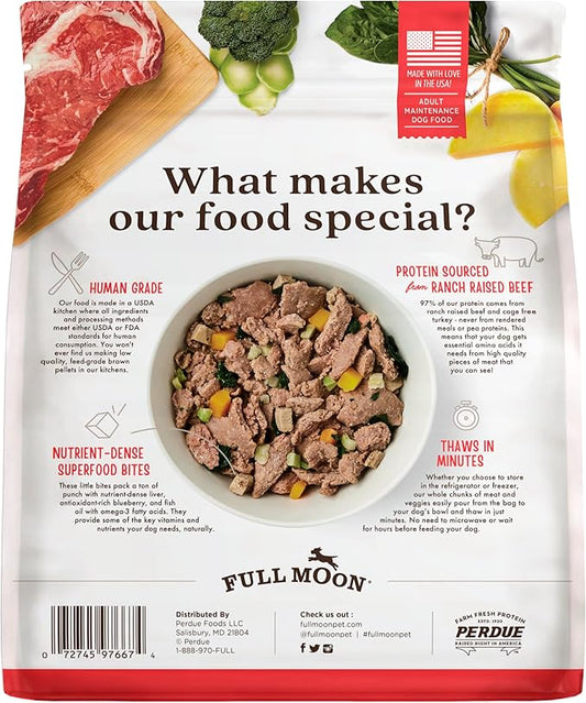 Full Moon® Freshly Crafted Ranch Raised Beef Recipe Dog Food 64 OZ (Pack of 3)