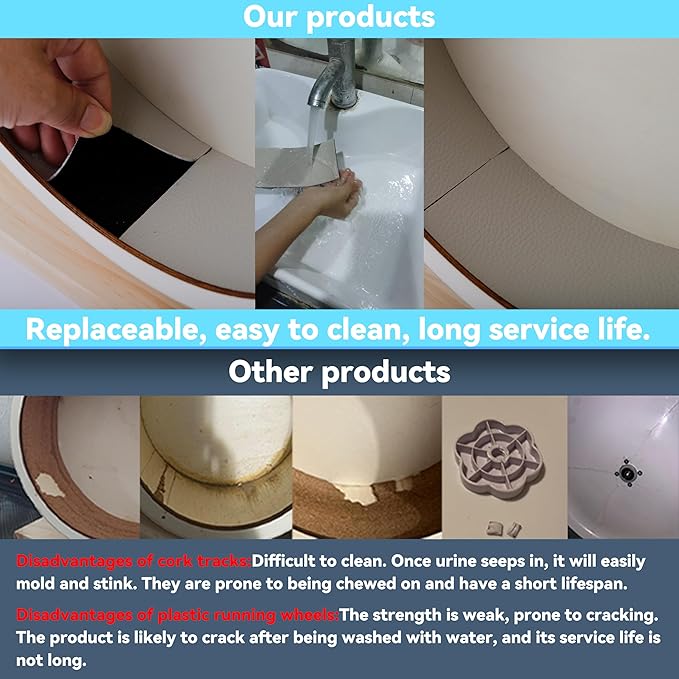 11.42IN Hamster Silent Exercise Wheel – Wooden Hamster Wheel with Removable Washable Track, Quiet Wheel for Gerbils, Mice, Small Pets – Prevents Boredom Depression