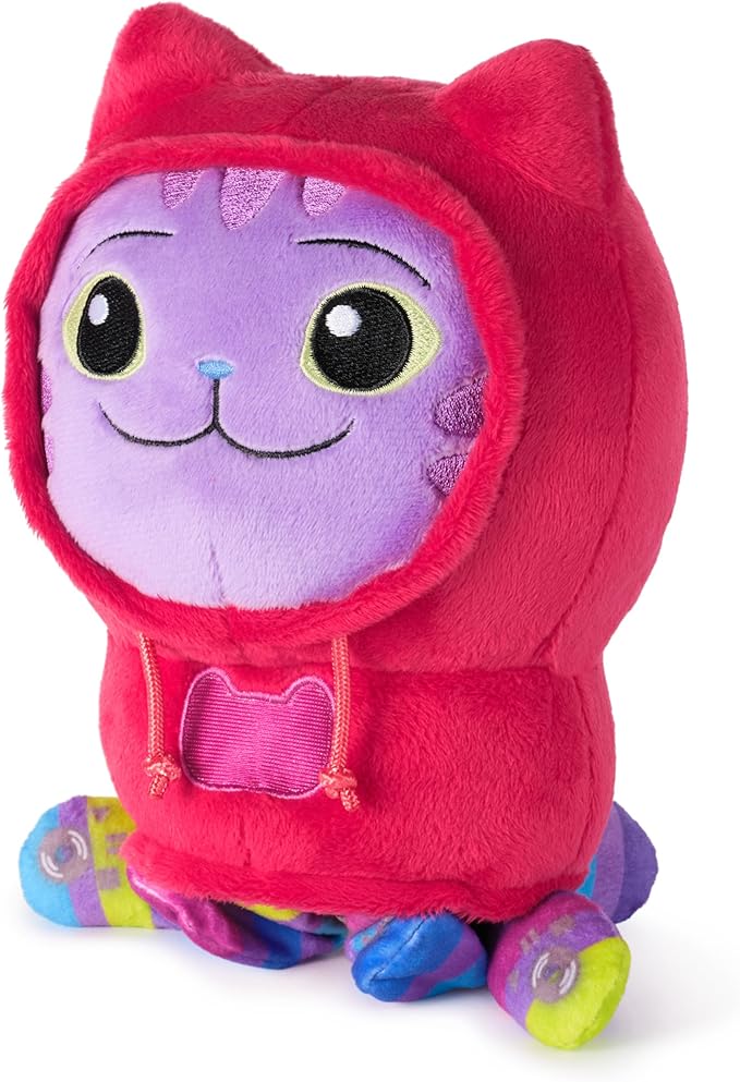 Gabby’s Dollhouse, Move & Groove Daniel James DJ Catnip Plush Toy, 10-Inch Tall Stuffed Animal with Moving Arms, Kids Toys for Girls & Boys Ages 3+