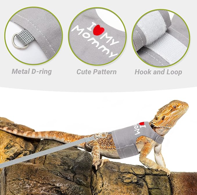 Bearded Dragon Travel Backpack Carrier with Reptile Thermometer and Humidity Gauge Lizard Travel Cage Space Capsule Clear Bubble Window Astronaut Reptile Bag for Ball Python (Black, Carrier+I LSH)