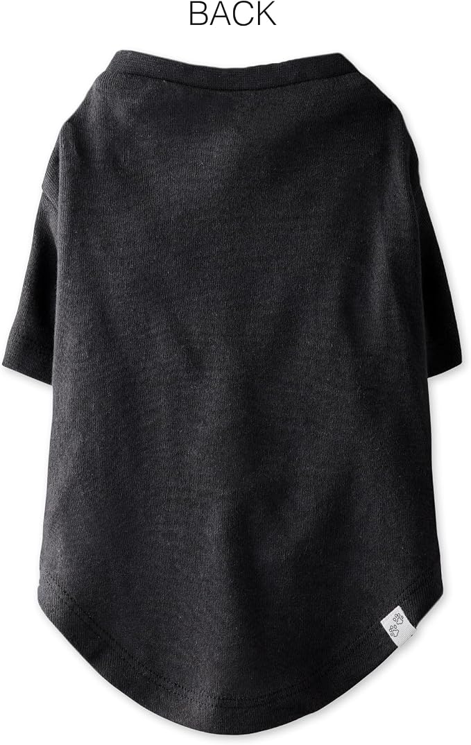 Pet Passion Toby 3-Pack 100% Organic Cotton Dog Short Sleeve T-Shirt Pet Tees for All Breeds, Gray Ombre, Small (10-25 lbs)