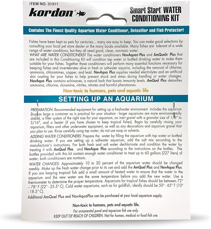 KORDON #31311 NovAqua Plus Water Conditioning Kit, 1-Ounce
