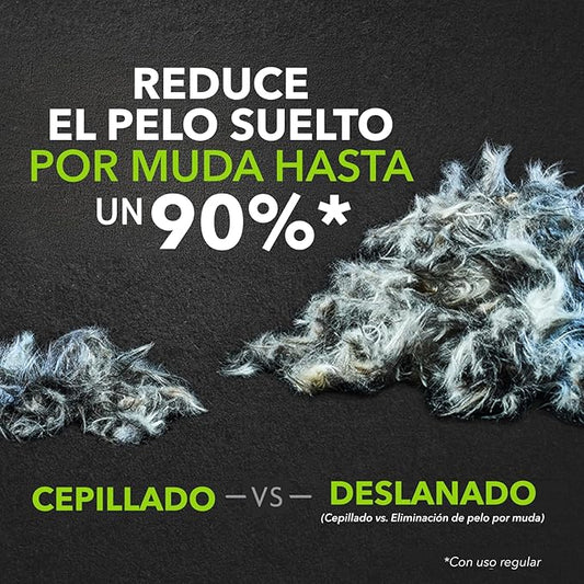 FURminator Medium Dog Undercoat deShedding Tool, Long Hair, Reduces Loose Hair from Shedding