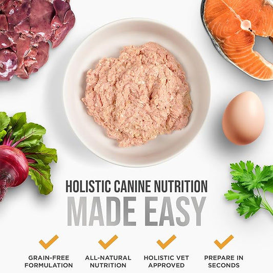 Know Better Chicken Recipe Homemade Dog Food Premix - Complete Raw or Homemade Meal Mix for Small Breeds - Puppies & Adults - Easy-to-Prepare Balanced Nutrition - Pet Food Supplies - 24 Oz